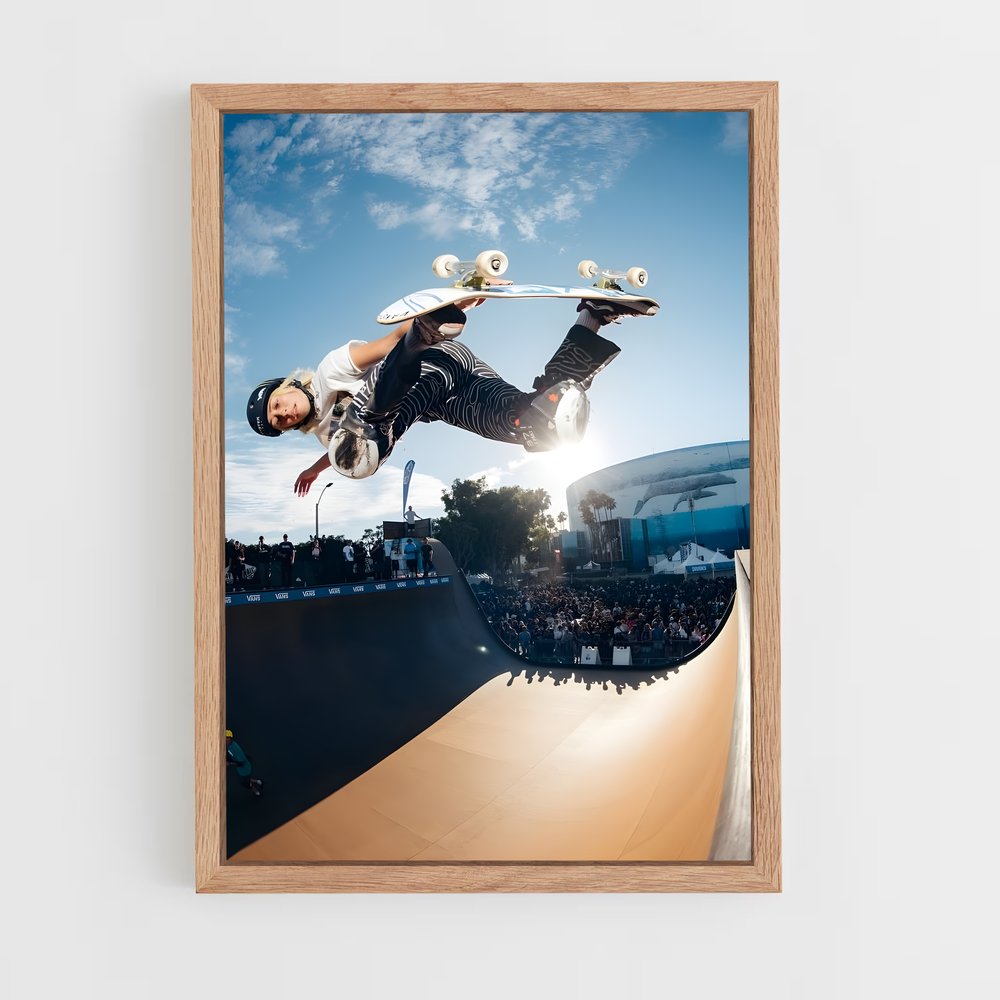 Poster Tricks et Rampes – affiche Skateboard (vue 4)